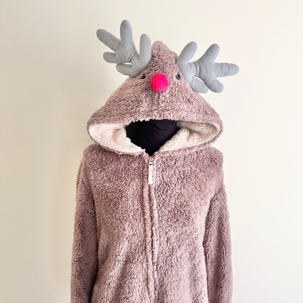 Loungeable Reindeer Fleece Christmas Onesie – Size M (NWT) costume, cosplay